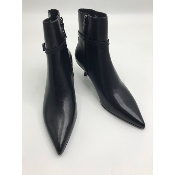 Ash Shoes - ASH Britney Ankle Boot Bootie Kitten Heel Leather Black 41/ US 11 NWOB